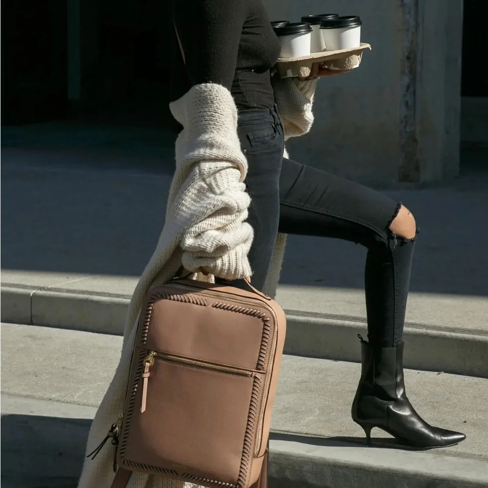 Kaya 15 inch Laptop Backpack in Caramel - Picture 3 of 10